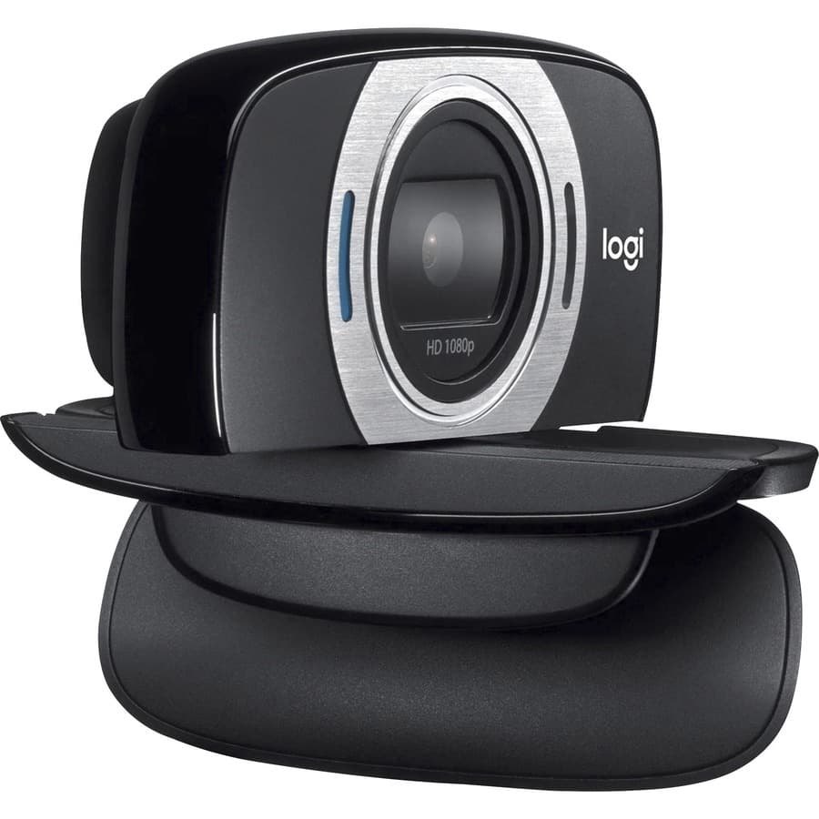 Logitech C615 1080p USB webcam with compact fold-and-go design