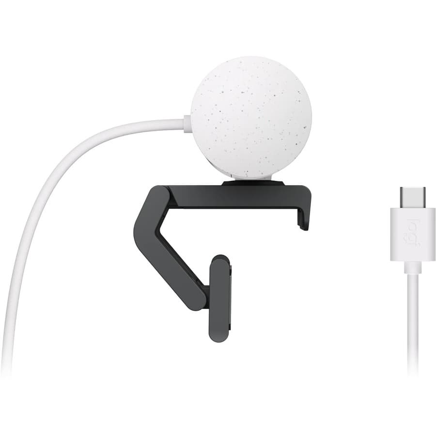 Logitech Brio 505 Webcam 1080p Offwhite with USB-C connectivity