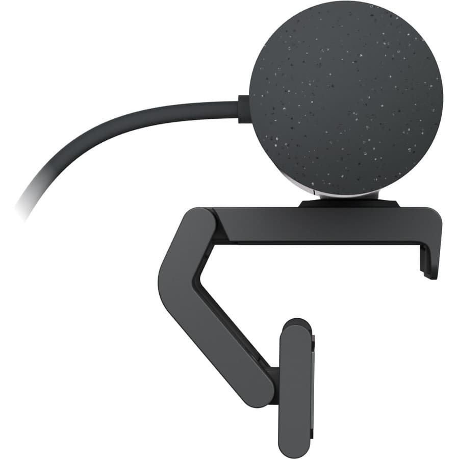 Logitech Brio 500 Graphite webcam with 1080p video, USB-C connectivity, and clip mount