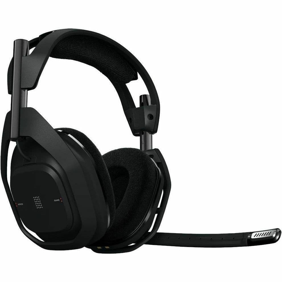 Logitech A50 X wireless gaming headset with HDMI base station and black finish