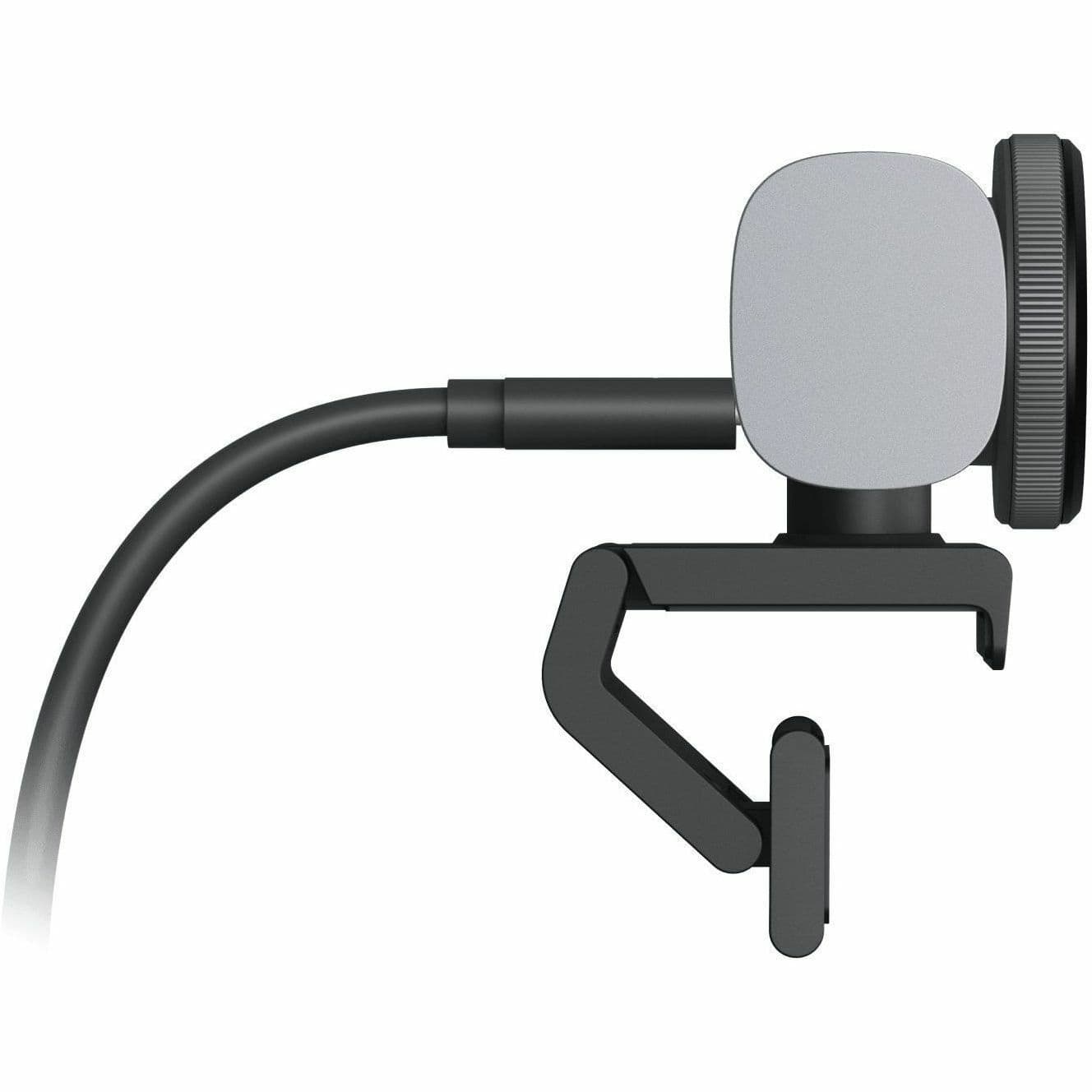 Logitech MX Brio Graphite LAT webcam with 4K video, USB-C connectivity, and clip mount