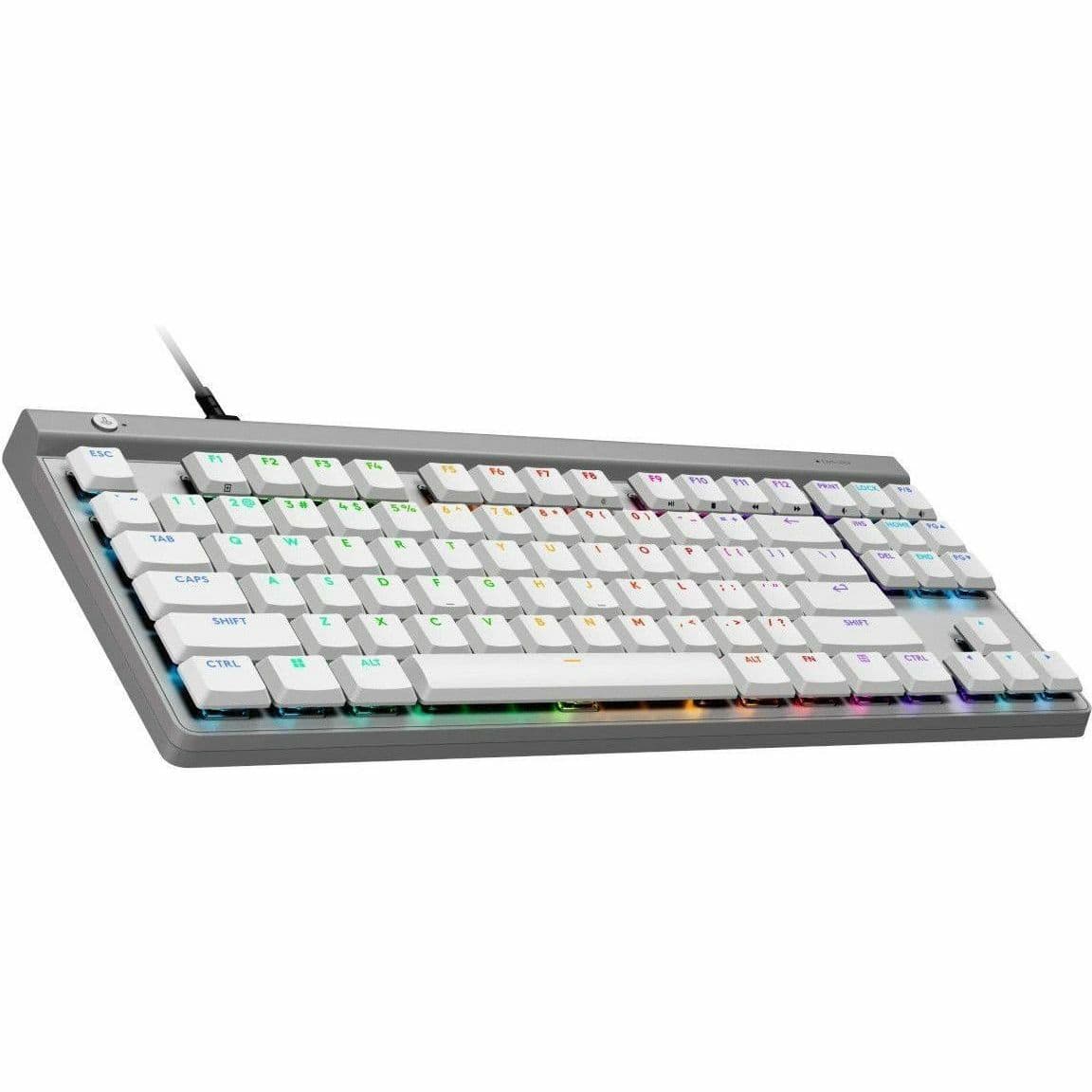 LOGITECH G515 TKL WIRED GAMING KEYBOARD - WHITE - TACTILE - US view 5