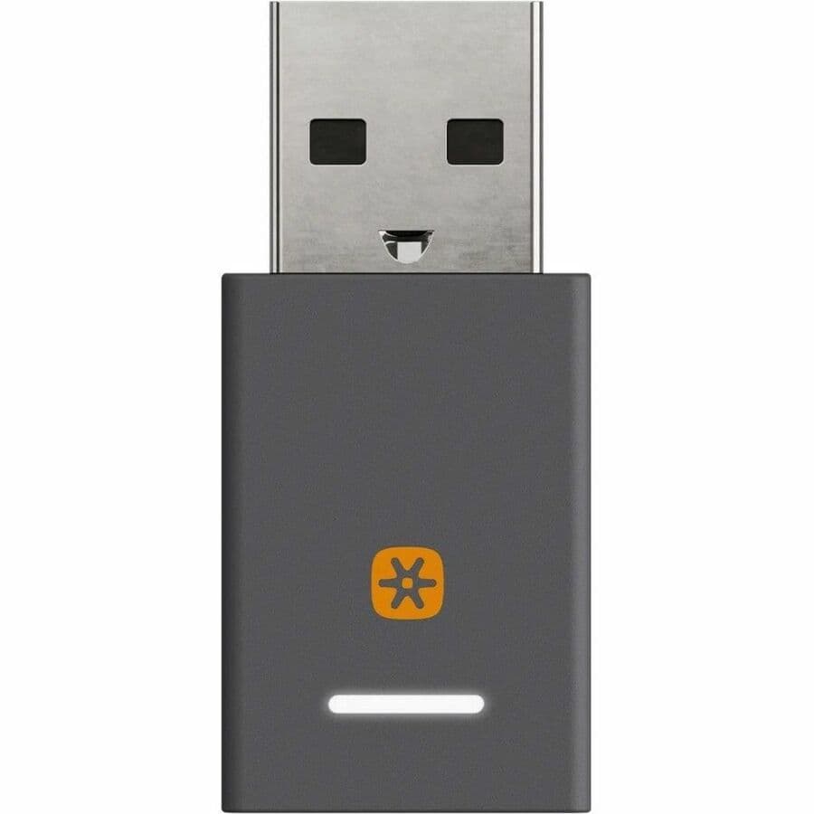 Logitech Zone Wireless Plus Unifying audio receiver in graphite for desktop headset pairing