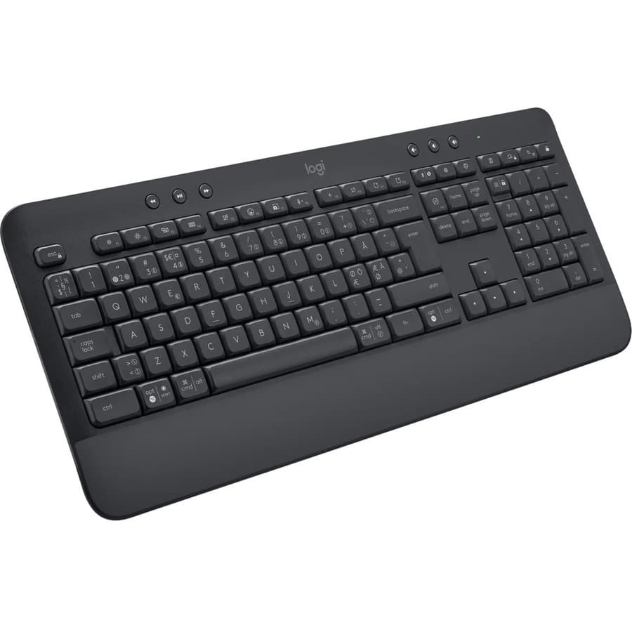 Logitech K650 wireless keyboard in graphite with Spanish layout