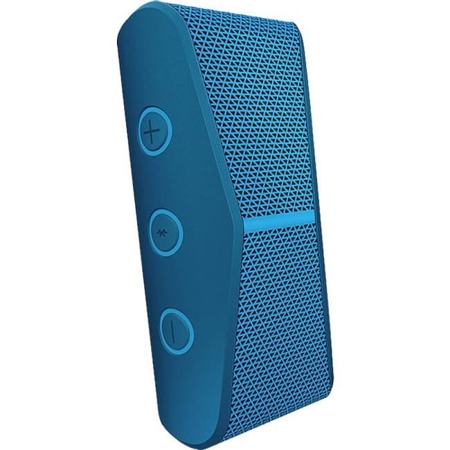 Logitech LA X300 wireless mobile speaker with red housing