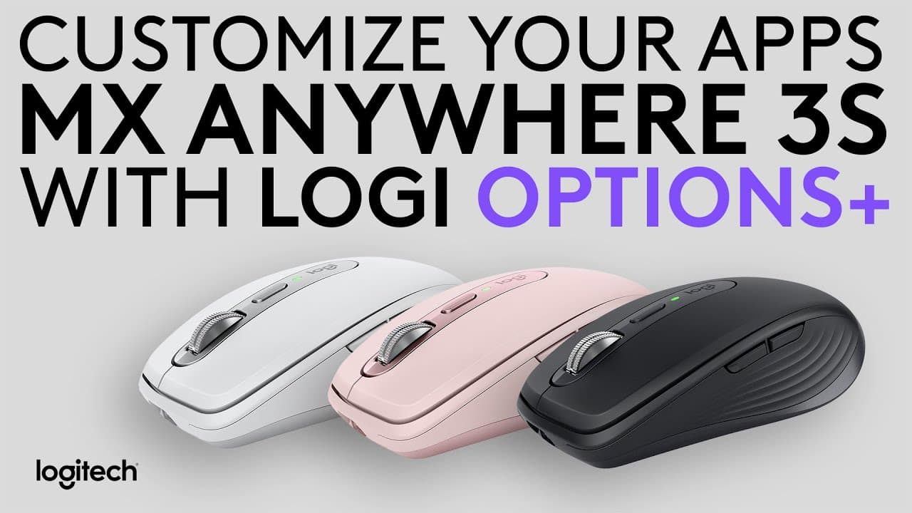How to customize MX Anywhere 3S Mouse to your Apps with Logi Options+