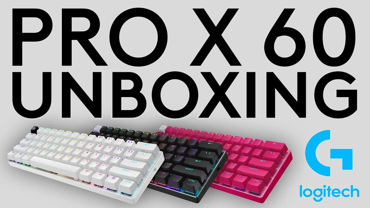 Logitech G PRO X 60 LIGHTSPEED Wireless Keyboard UNBOXING