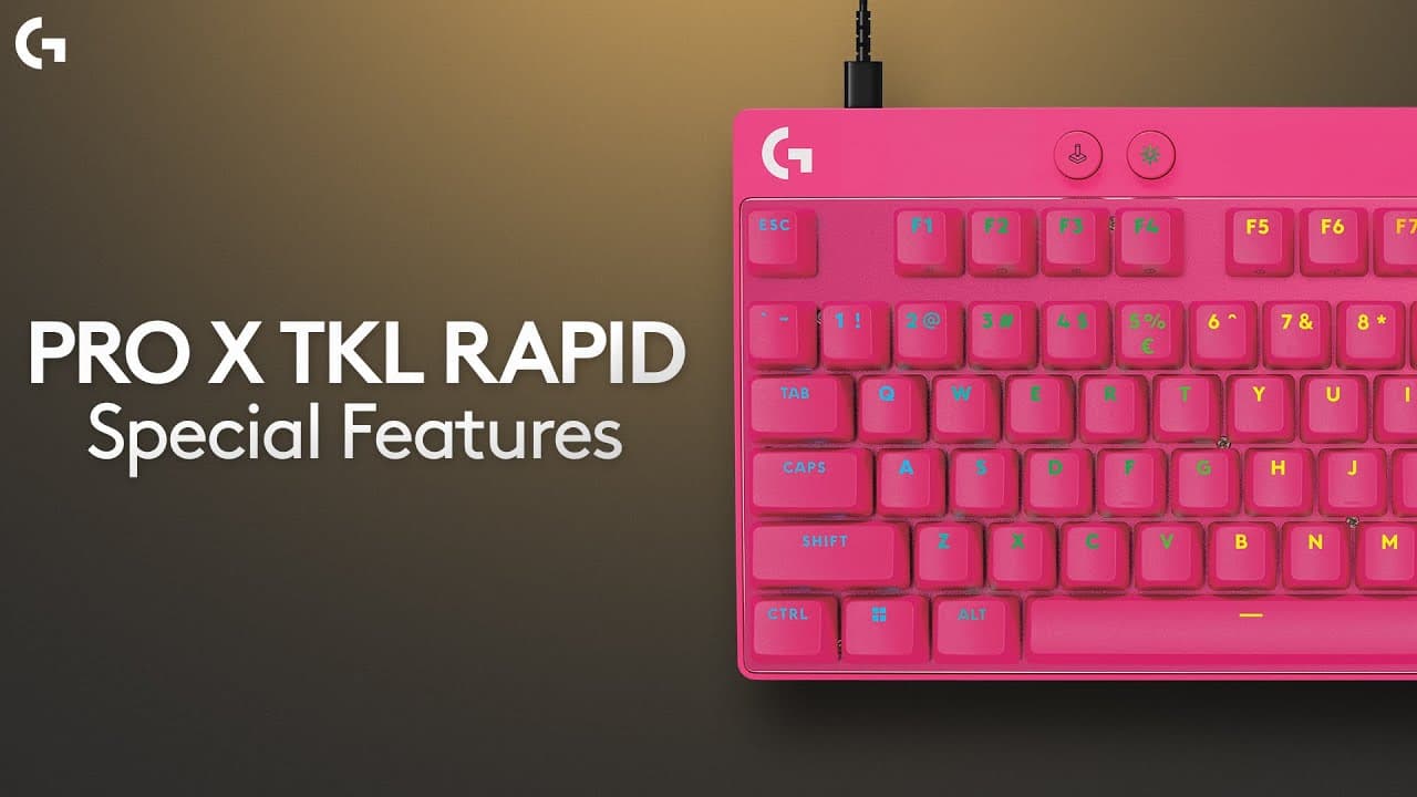Logitech G PRO X TKL RAPID Special Features w/ G HUB