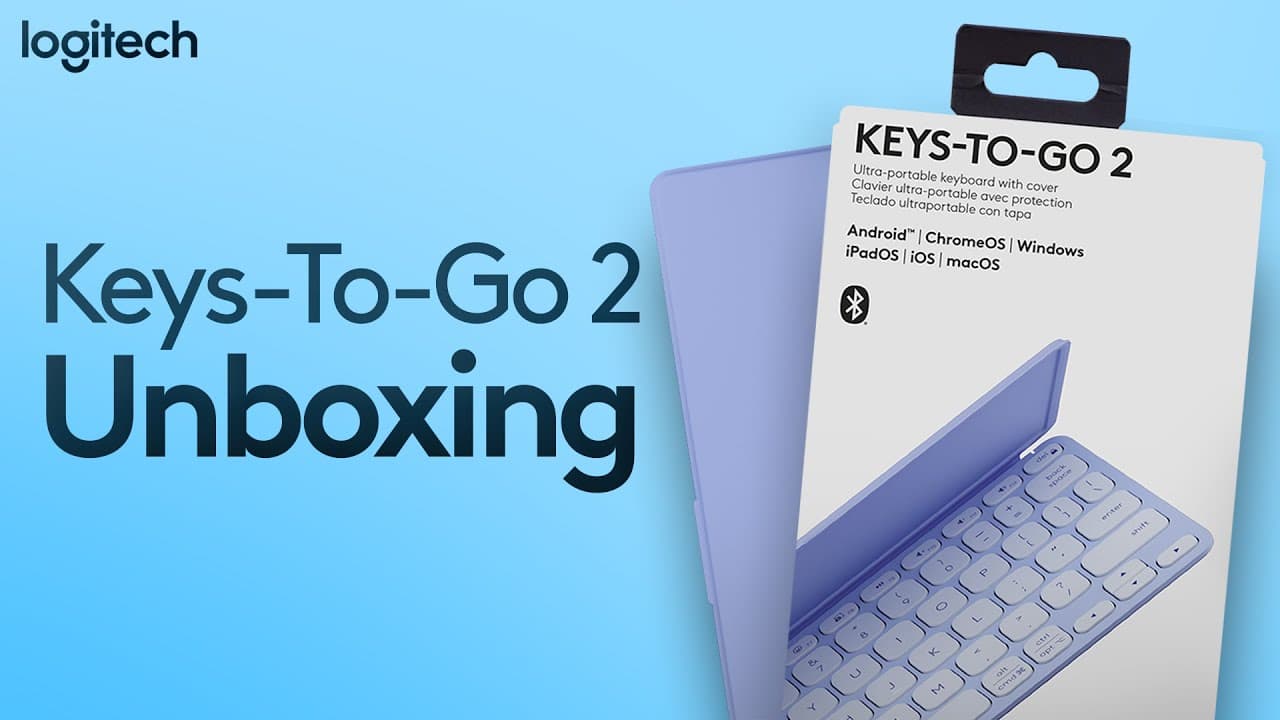 Logitech KEYS-TO-GO 2 Unboxing and Setup