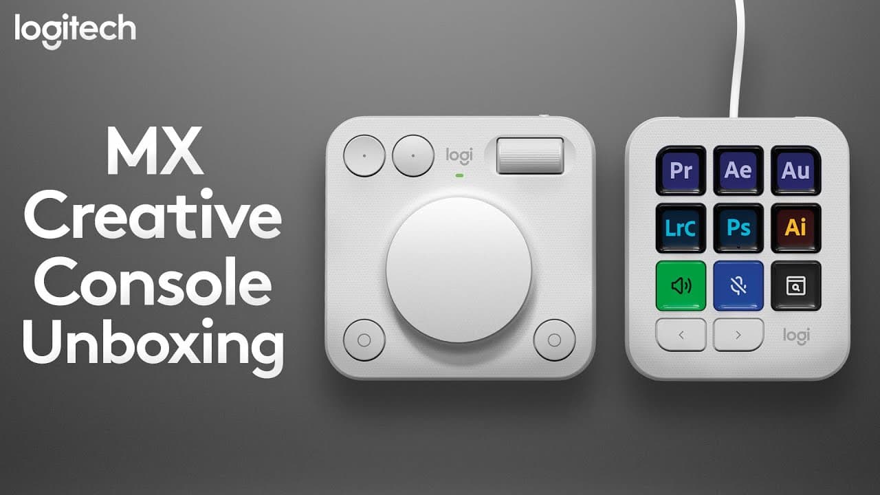 Logitech MX Creative Console Unboxing and Setup