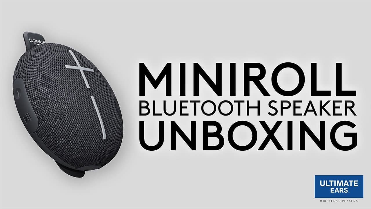 Ultimate Ears MINIROLL Bluetooth Speaker UNBOXING and Setup