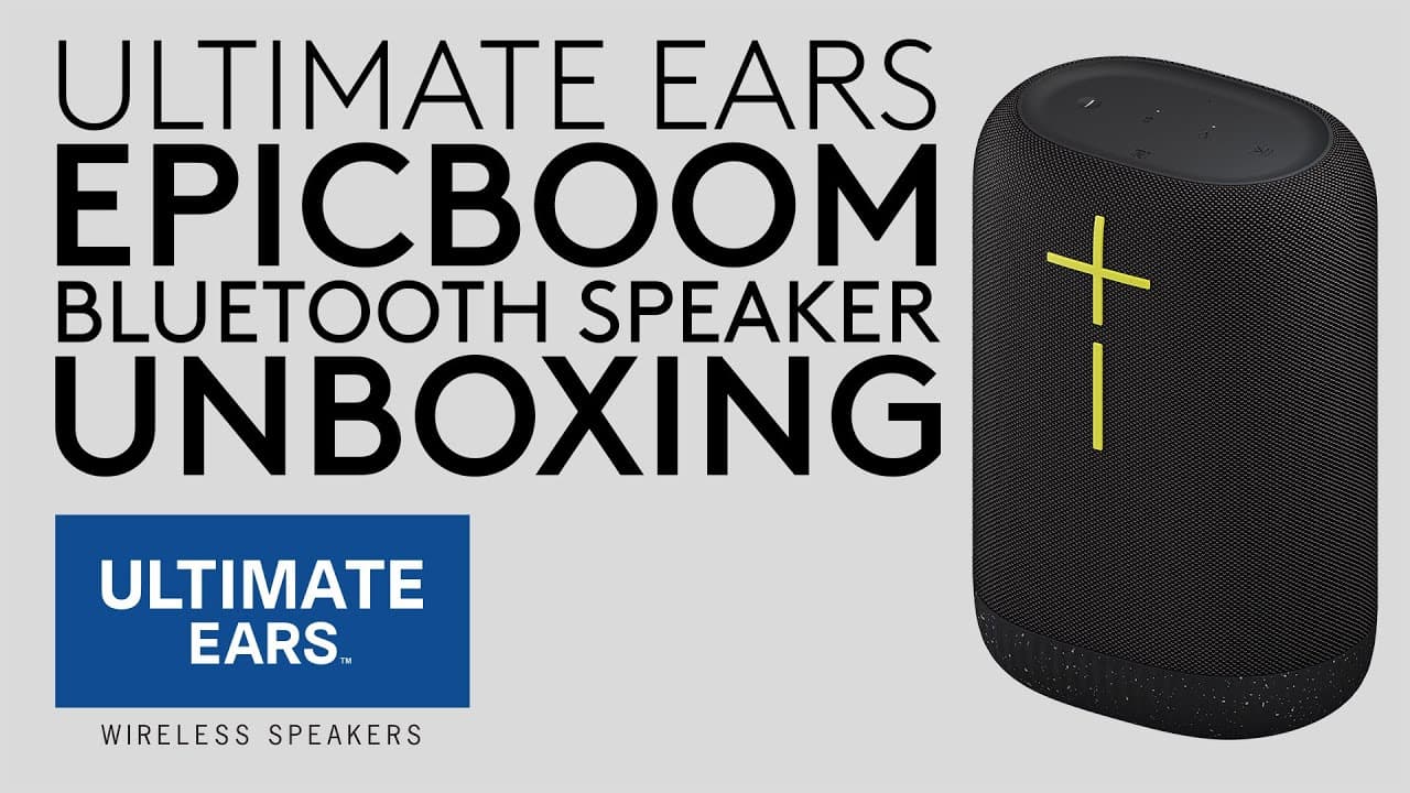 Ultimate Ears EPICBOOM Bluetooth Speaker UNBOXING!