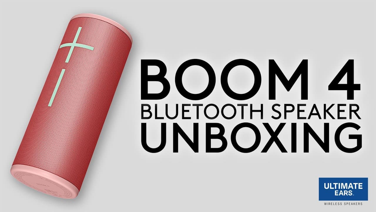 Ultimate Ears BOOM 4 Bluetooth Speaker UNBOXING and Setup