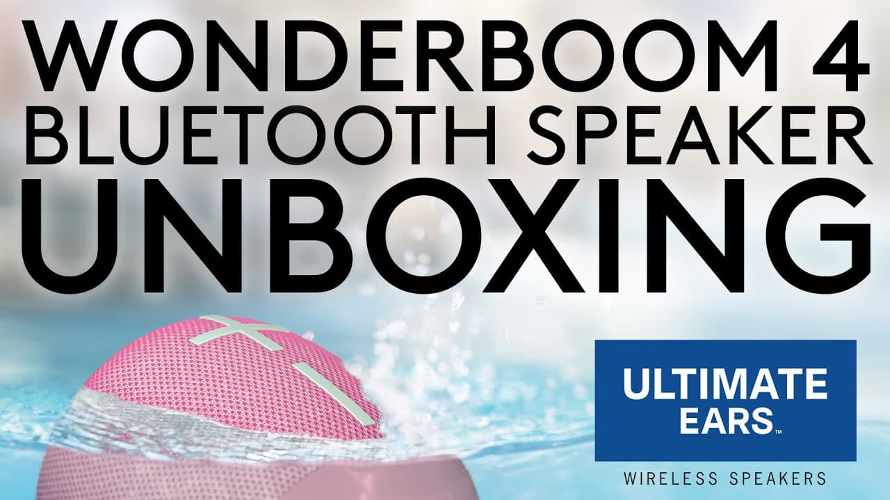 Ultimate Ears WONDERBOOM 4 Bluetooth Speaker UNBOXING and Setup