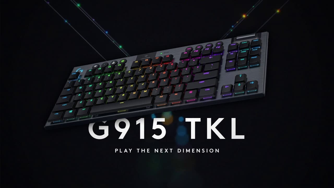 Introducing the G915 TKL Tenkeyless LIGHTSPEED Wireless Gaming Keyboard