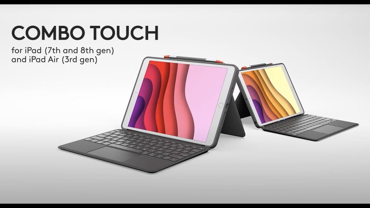 Introducing Logitech Combo Touch for iPad (7th and 8th gen) and iPad Air (3rd gen)