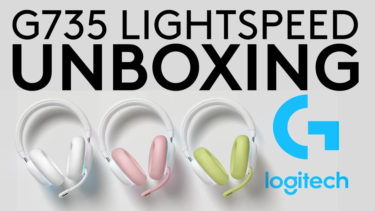 Logitech G735 LIGHTSPEED Wireless Headset UNBOXING