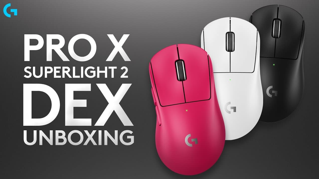 Logitech PRO X SUPERLIGHT 2 DEX Unboxing