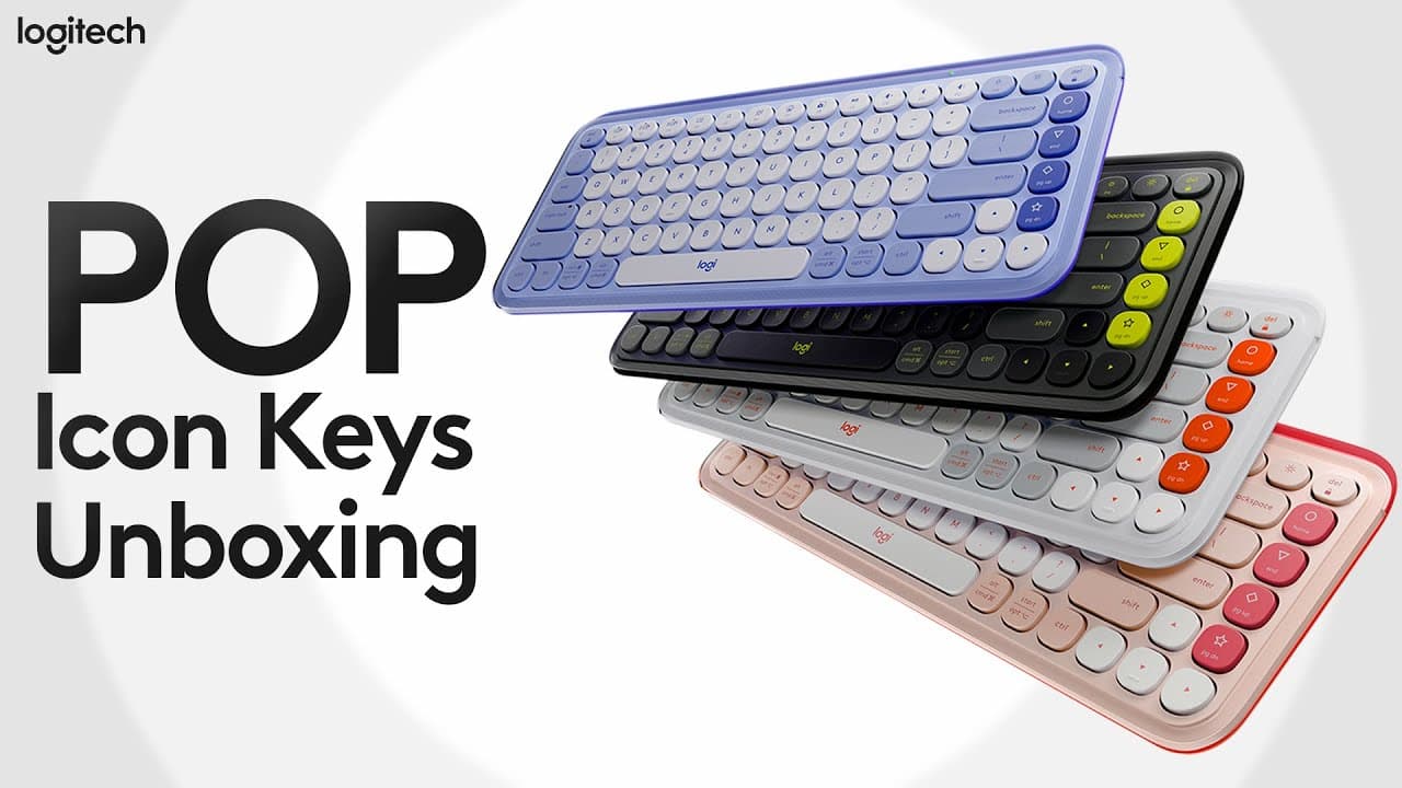 Logitech Pop Icon Keys unboxing