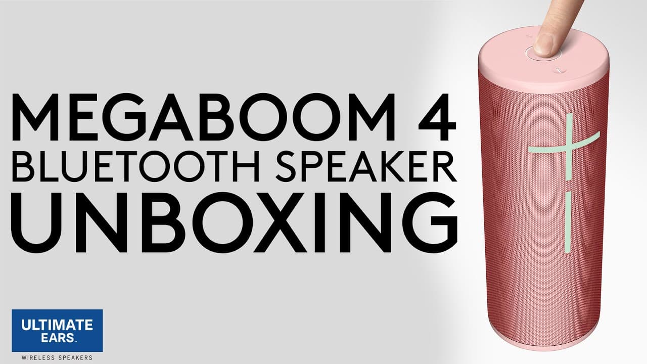 Ultimate Ears MEGABOOM 4 Bluetooth Speaker UNBOXING and Setup