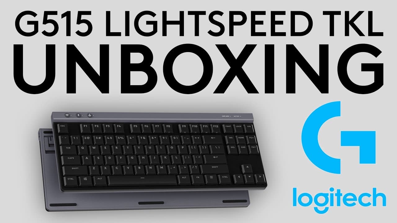 Logitech G515 LIGHTSPEED TKL Wireless Keyboard UNBOXING