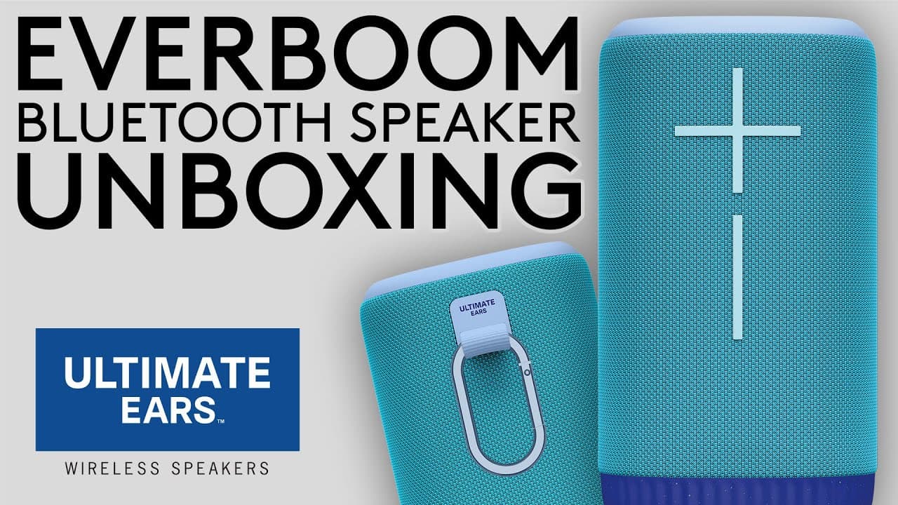 Ultimate Ears EVERBOOM Bluetooth Speaker UNBOXING