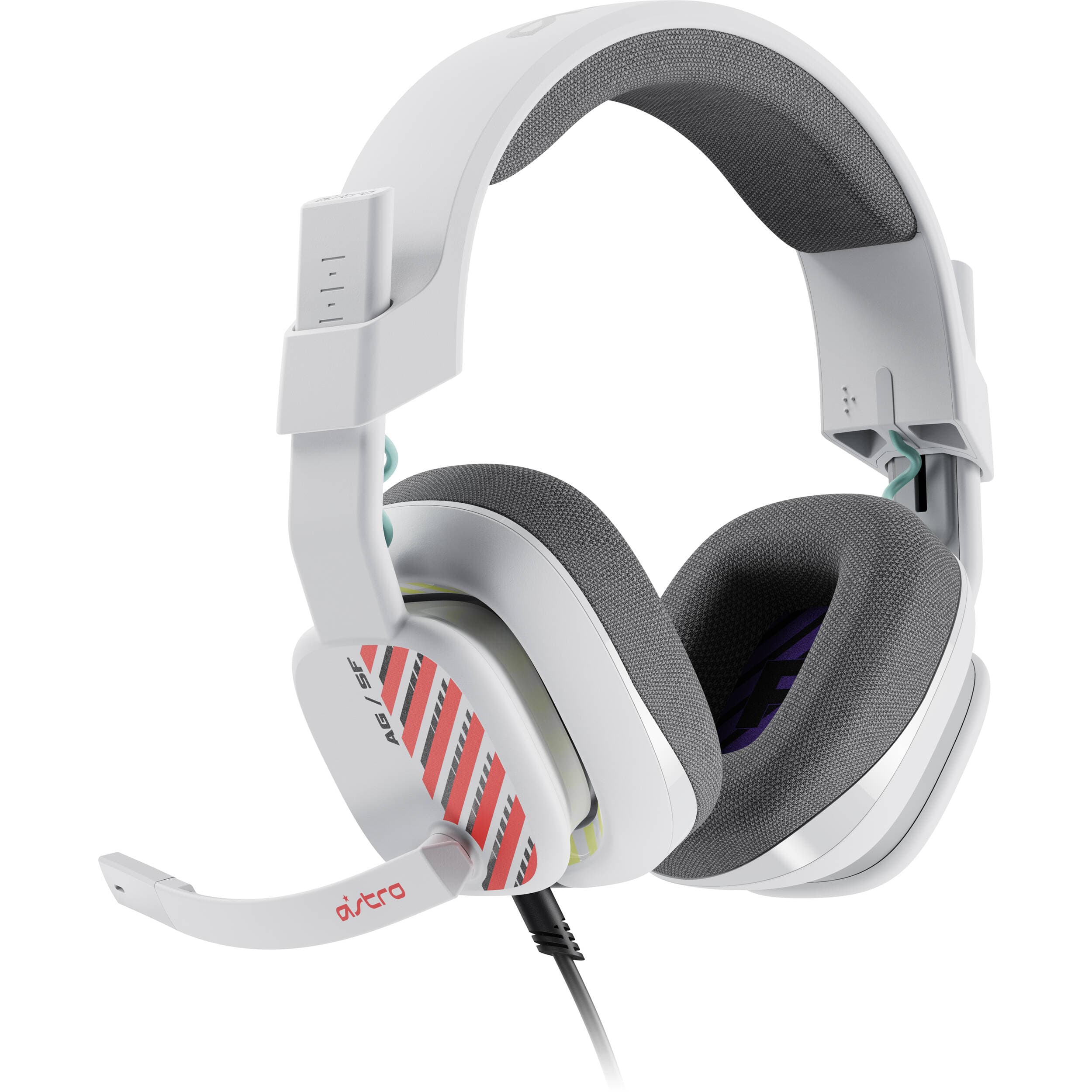 White Logitech ASTRO A10 Gen 2 wired gaming headset for Xbox, PlayStation, PC, and Nintendo Switch