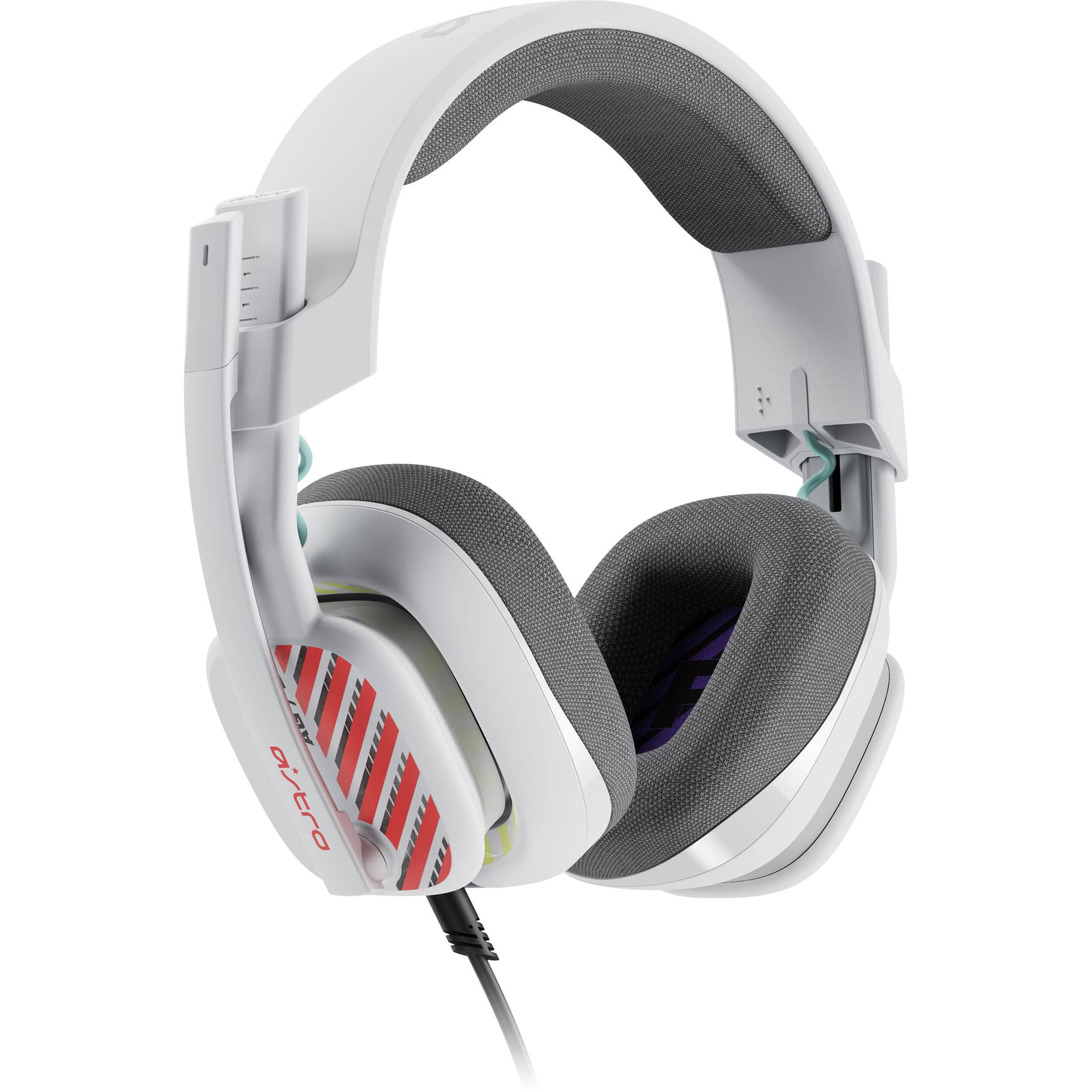 White Logitech ASTRO A10 Gen 2 wired gaming headset for Xbox, PlayStation, PC, and Nintendo Switch