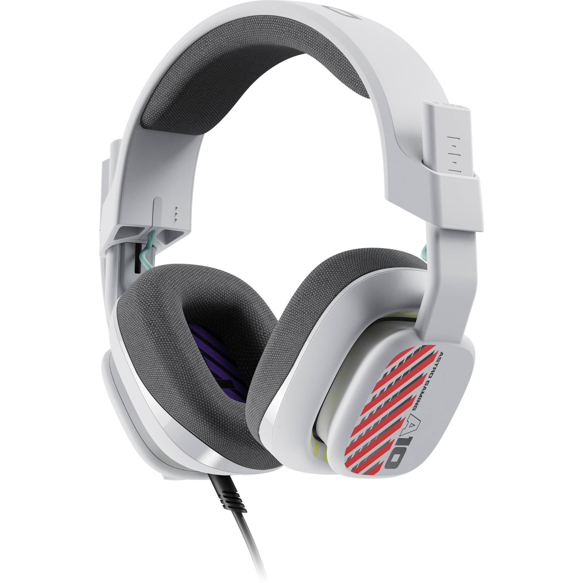 White Logitech ASTRO A10 Gen 2 wired gaming headset for Xbox, PlayStation, PC, and Nintendo Switch