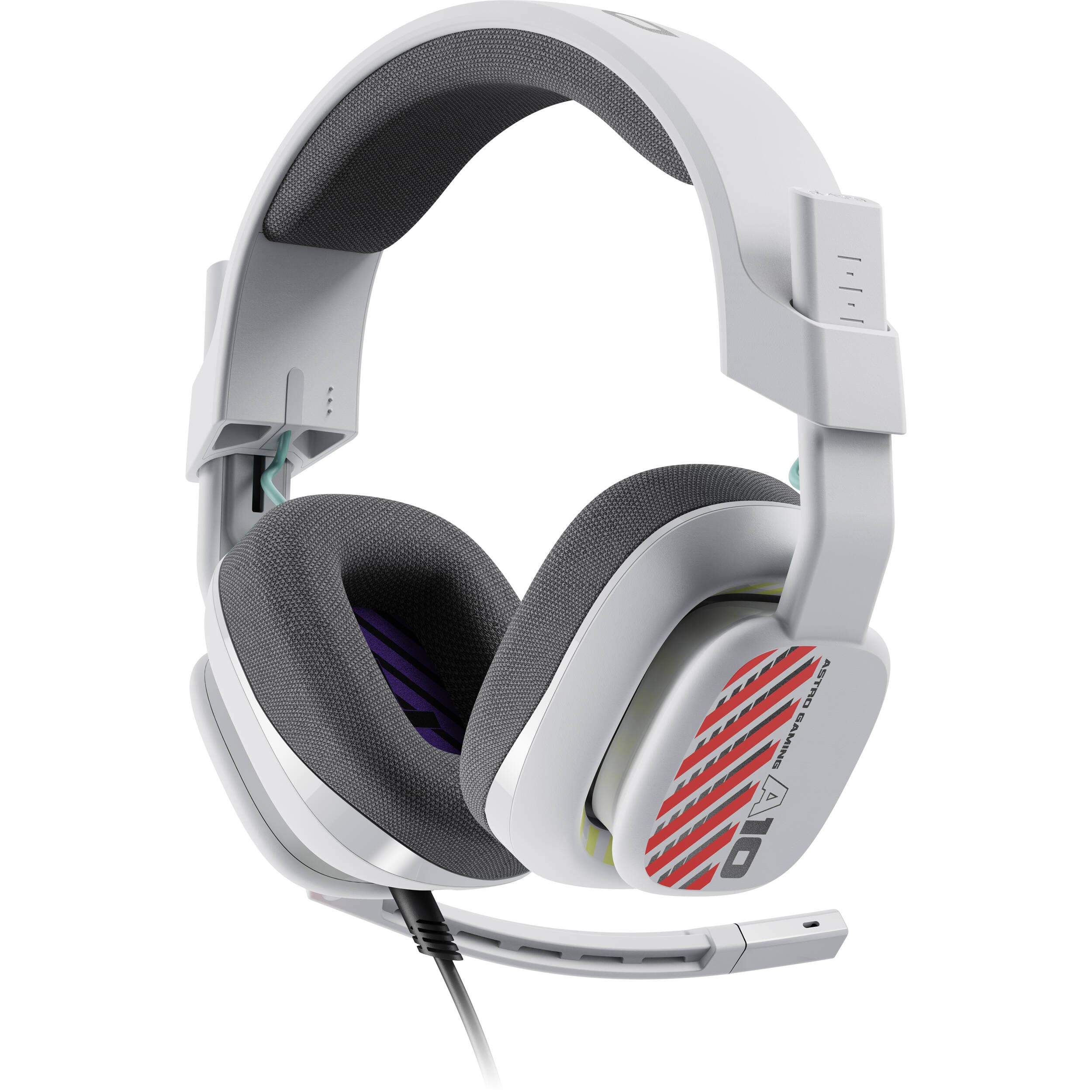 Logitech A10 G2 wired PlayStation gaming headset in white with boom microphone