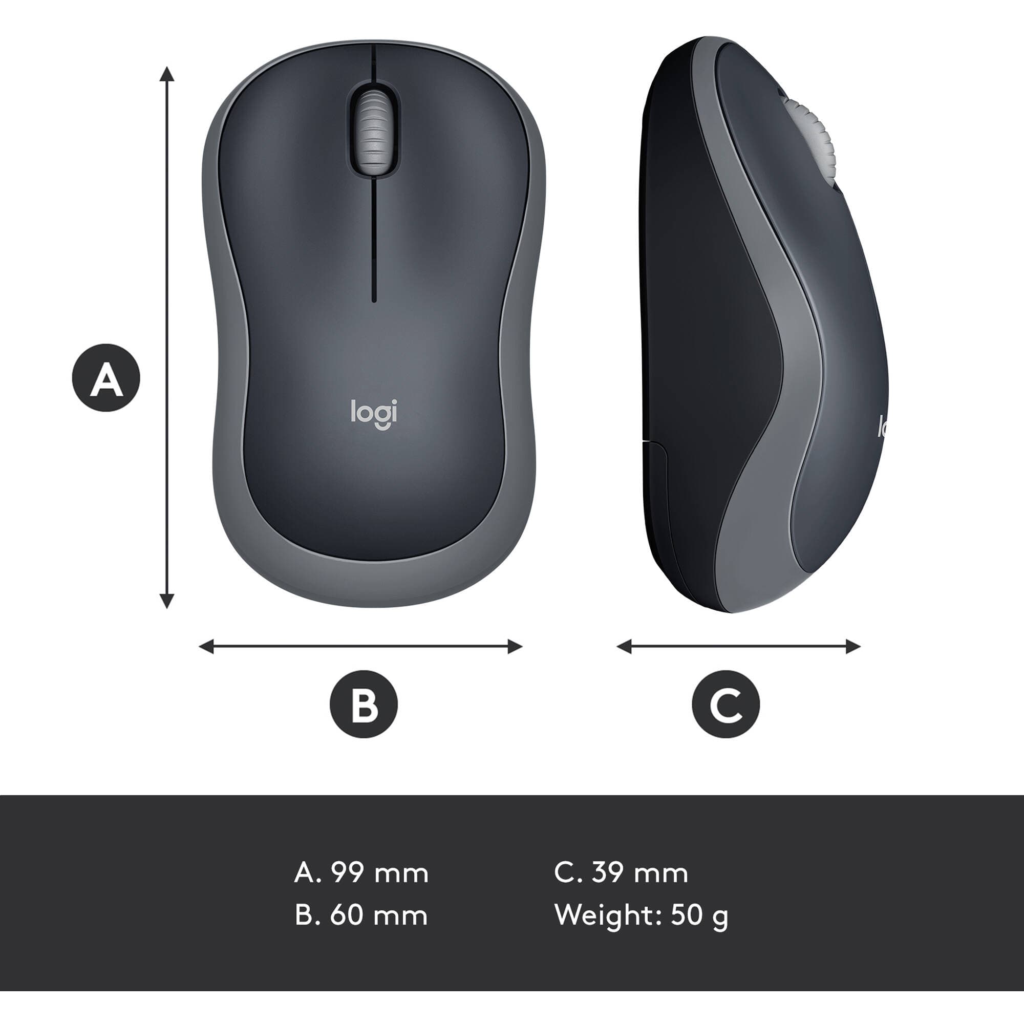 Wireless Mouse M185 view 8