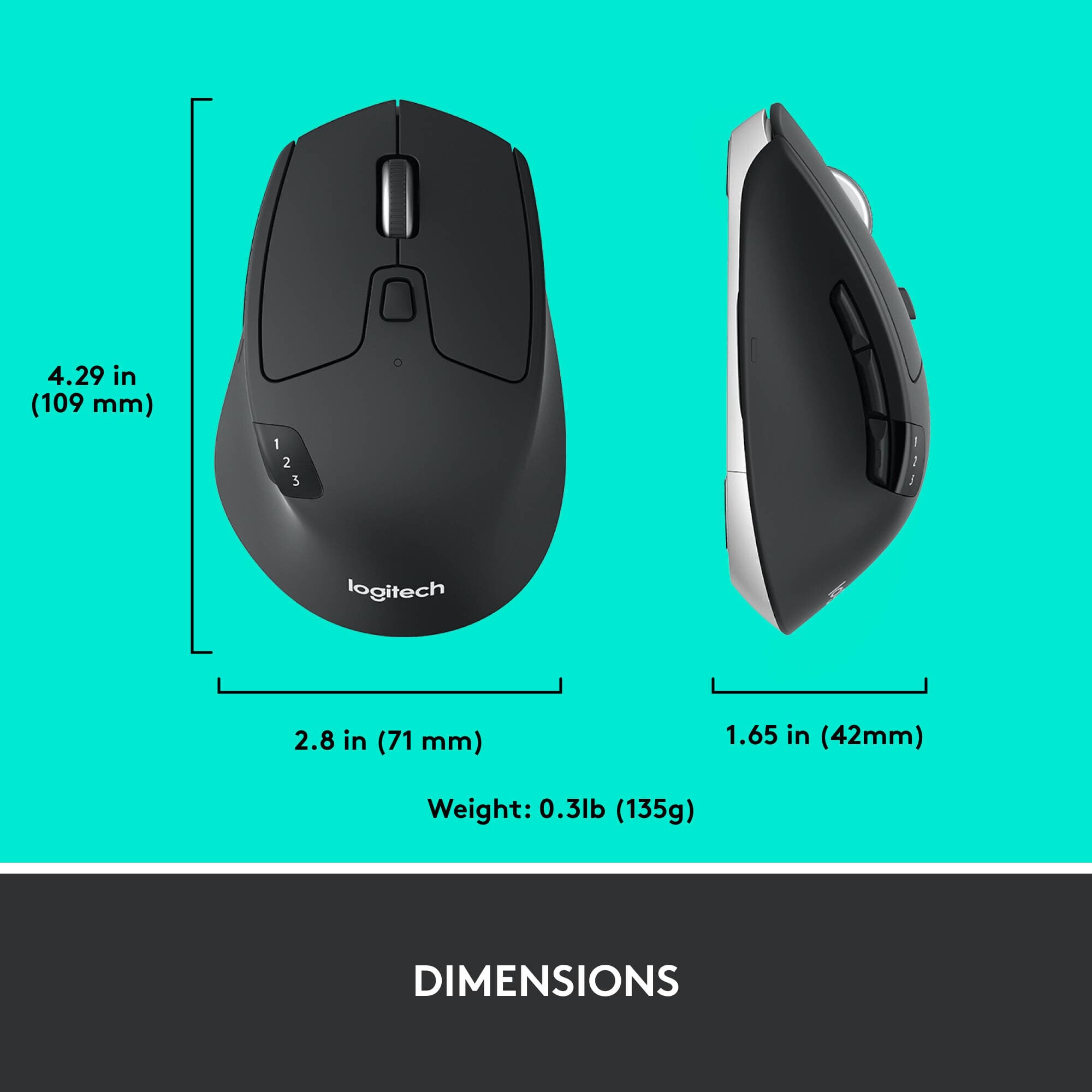 M720 Triathlon Mouse view 9