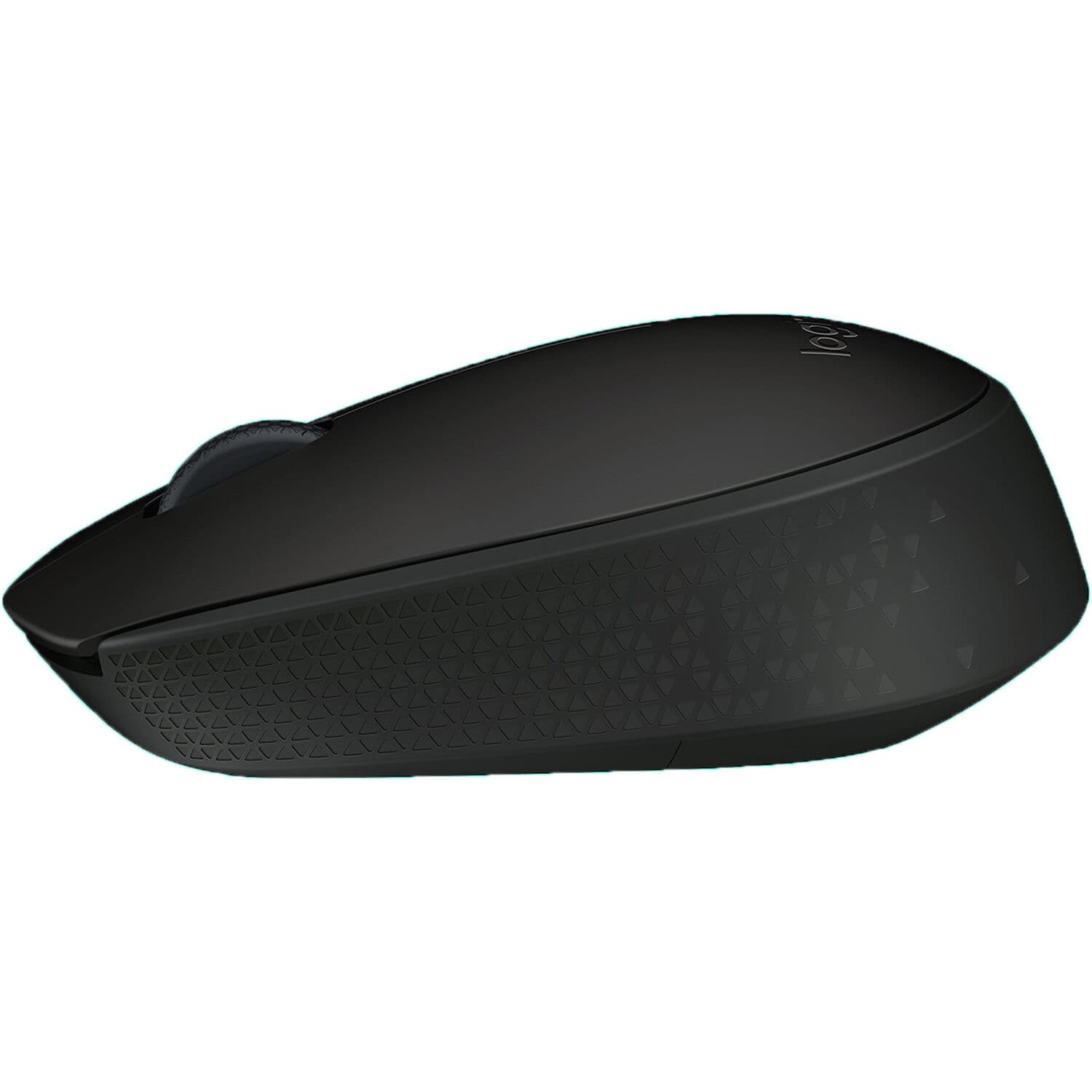 M170 Black Clamshell Mouse view 3