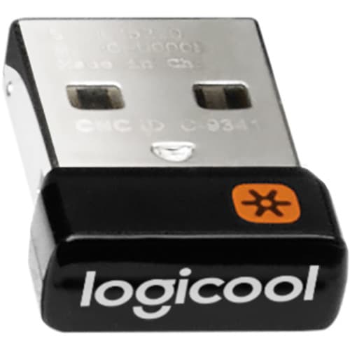 Logitech USB Unifying receiver for connecting compatible wireless keyboards and mice