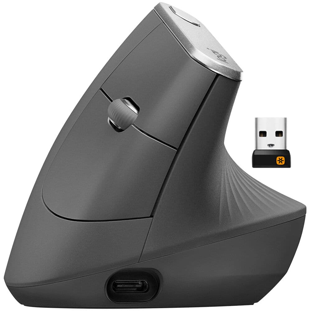 Logitech MX Vertical Ergonomic Mouse | 57° Vertical Wireless Mouse