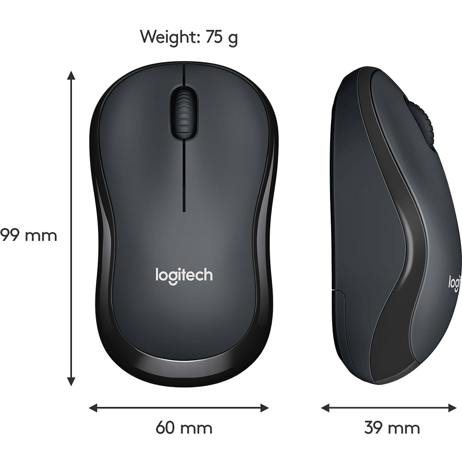 M220 SILENT Wrls Mouse Blk view 9