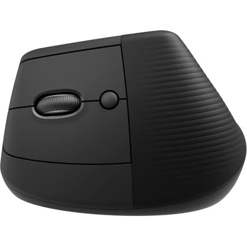Logitech Lift Vertical Mouse for Business in graphite, vertical ergonomic wireless mouse for smaller hands