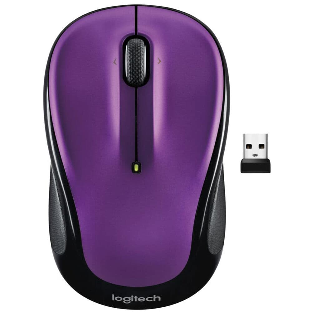 LOGITECH - COMPUTER ACCESSORIES M325S 3BTN USB VIVID VIOLET WIRELESS MOUSE view 2