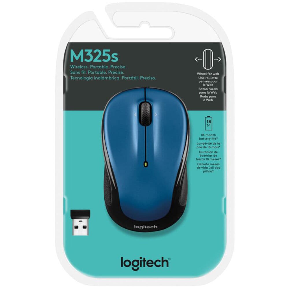 LOGITECH - COMPUTER ACCESSORIES M325S 3BTN USB BLUE WIRELESS MOUSE view 3