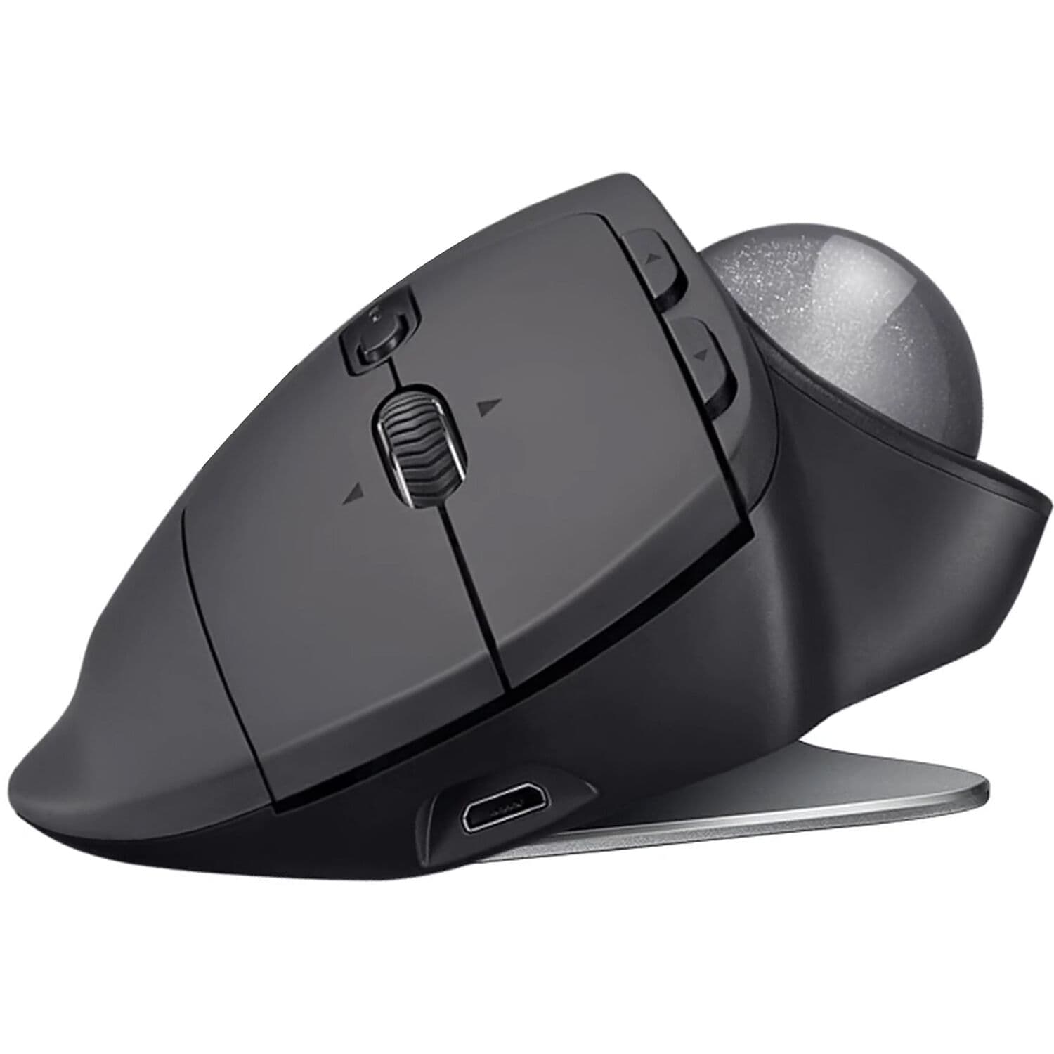 Logitech MX Ergo S Plus Graphite ergonomic wireless trackball mouse