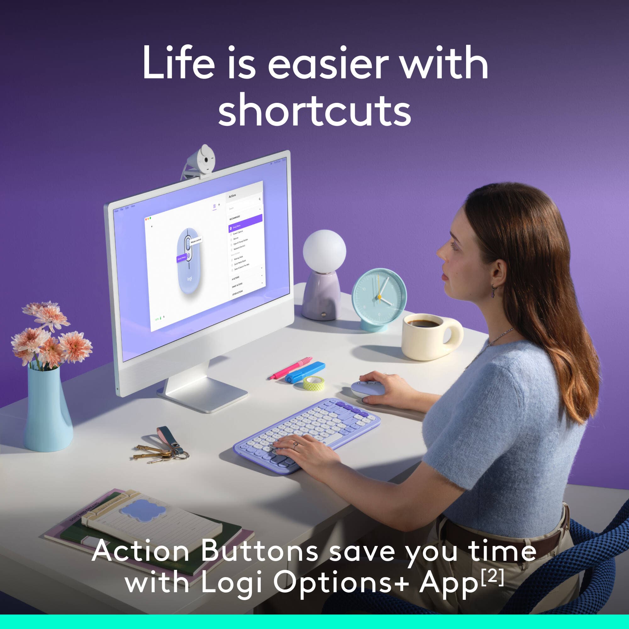 Pop Mouse  Lilac view 4