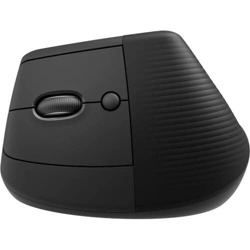 Logitech Lift left-handed vertical ergonomic wireless mouse in graphite