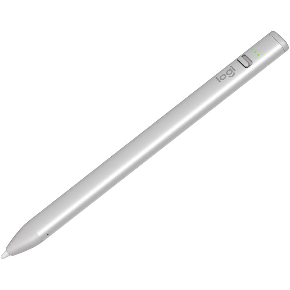 Logitech Crayon Digital Pencil for iPad USB-C | Tablet Stylus, Silver