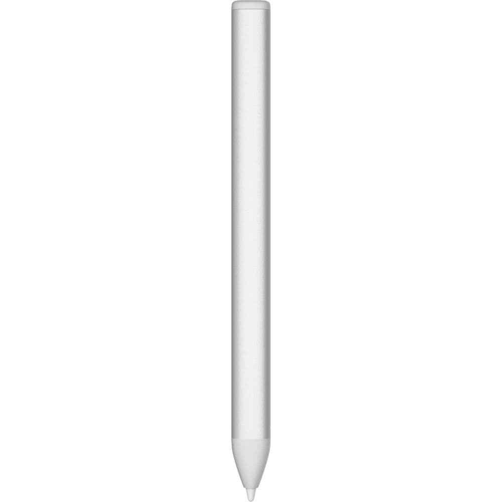 Logitech Crayon digital pencil for iPad with USB-C port in silver finish