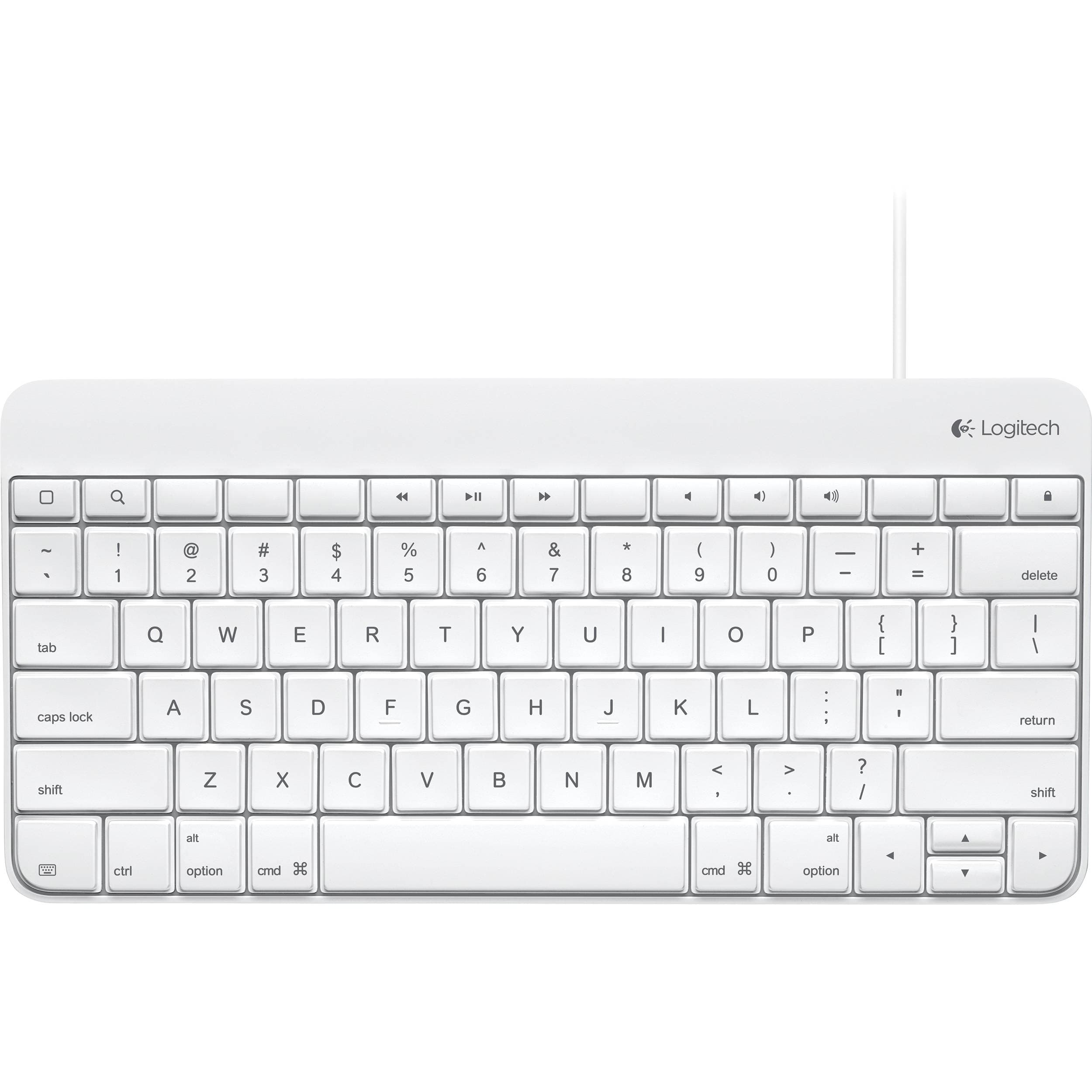 Logitech wired keyboard for iPad with Lightning connector and classroom-ready design