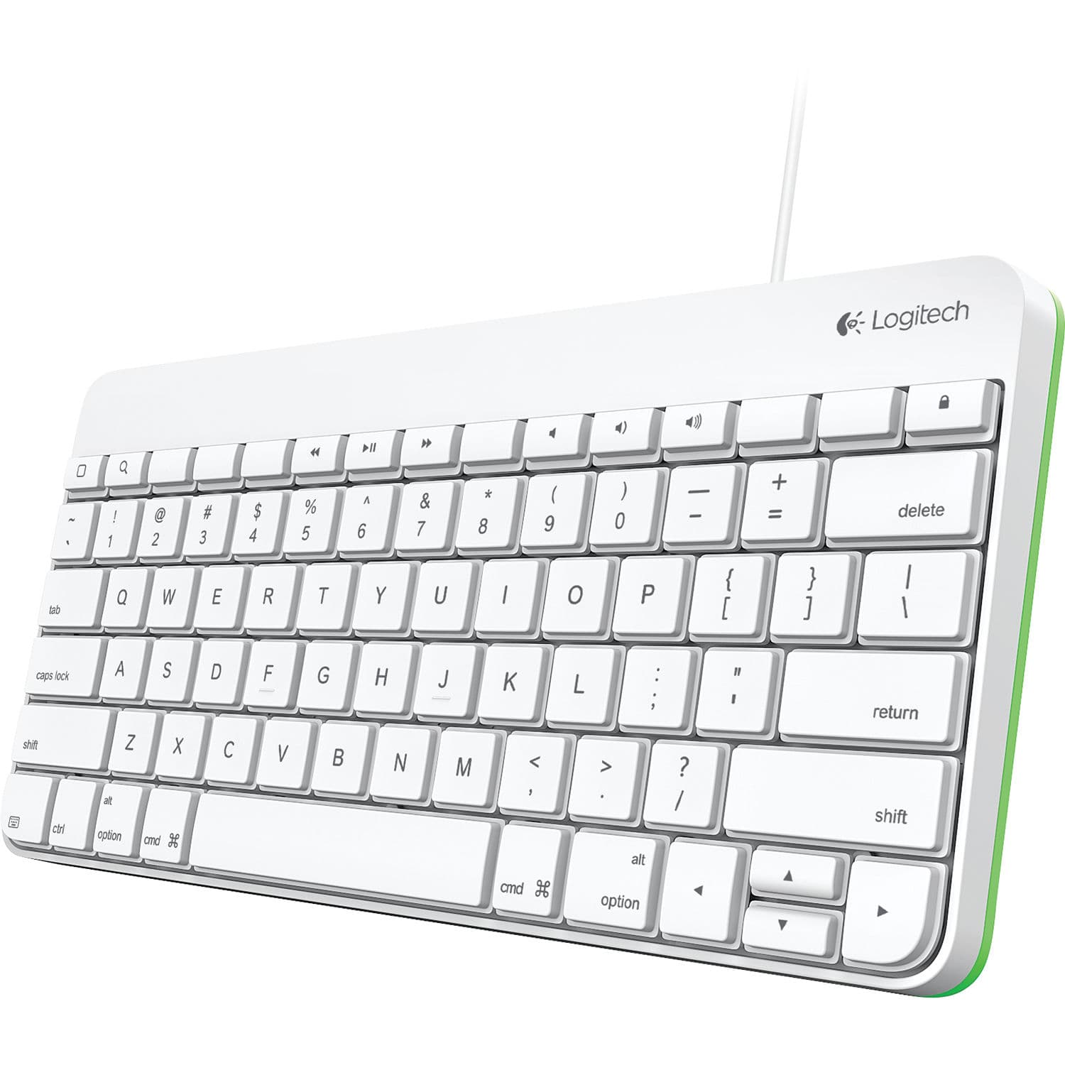 Logitech wired keyboard for iPad with Lightning connector and classroom-ready design