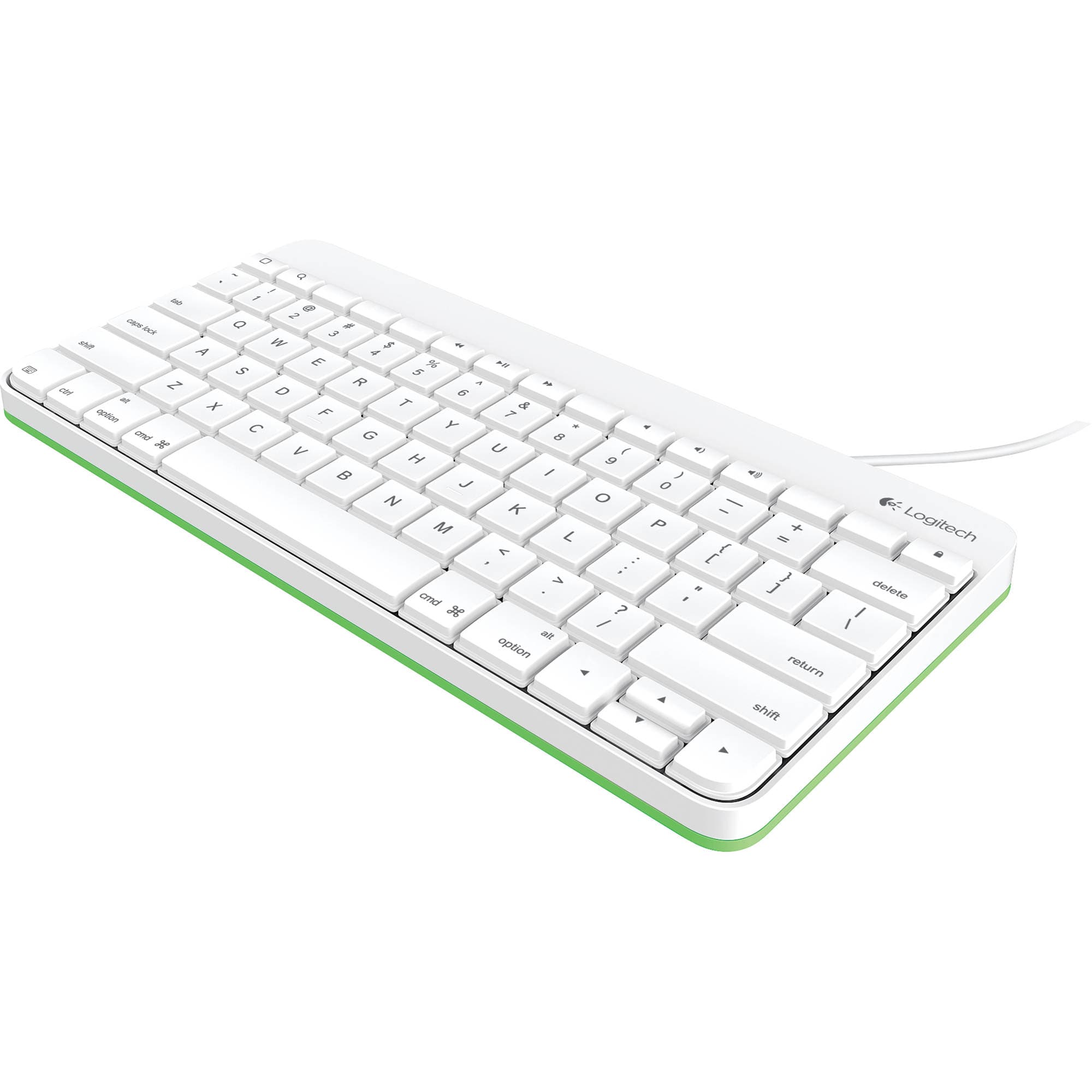 Logitech wired keyboard for iPad with Lightning connector and classroom-ready design