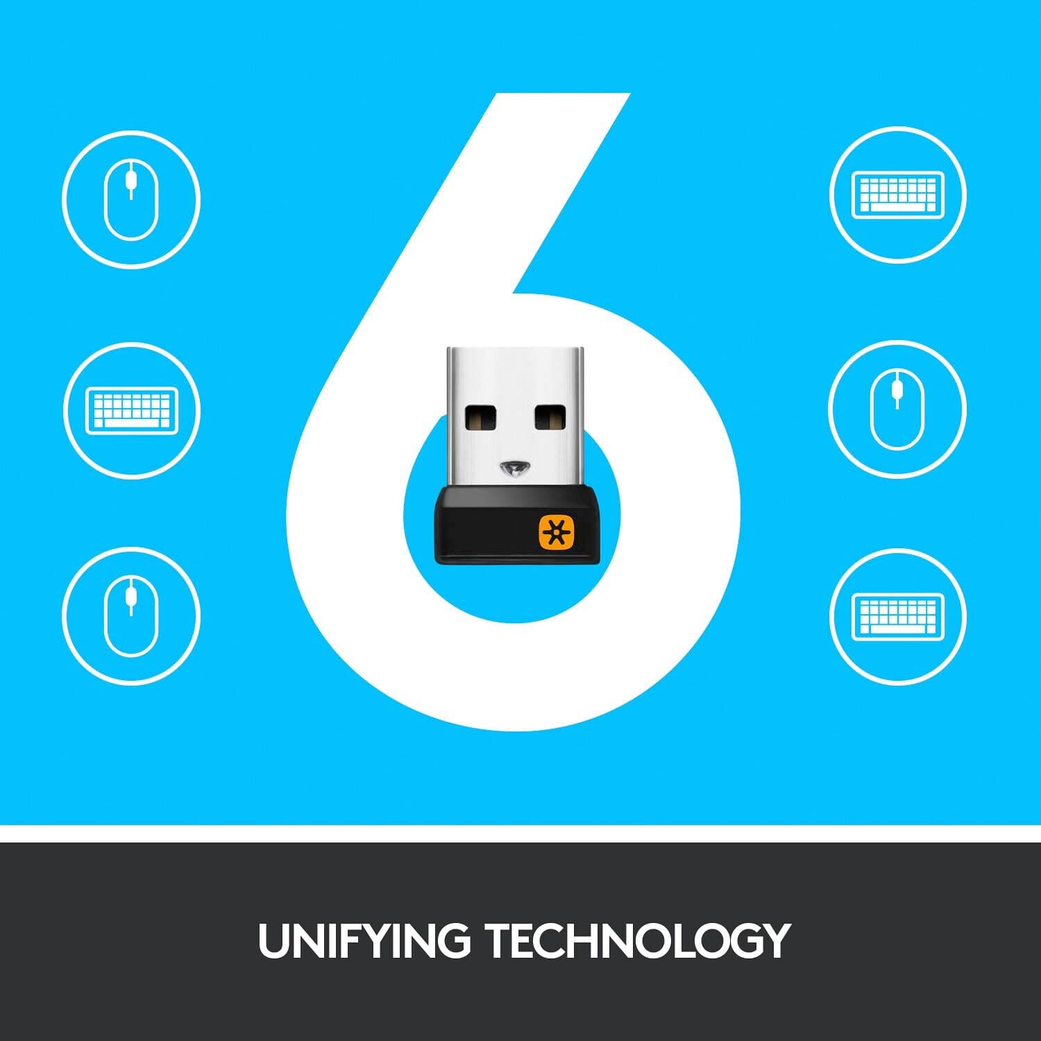 Logitech K400 Plus wireless keyboard with integrated touchpad for Smart TV and couch control