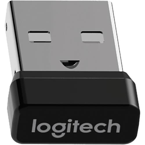 Logitech MK235 wireless keyboard and mouse combo in black with full-size QWERTY layout