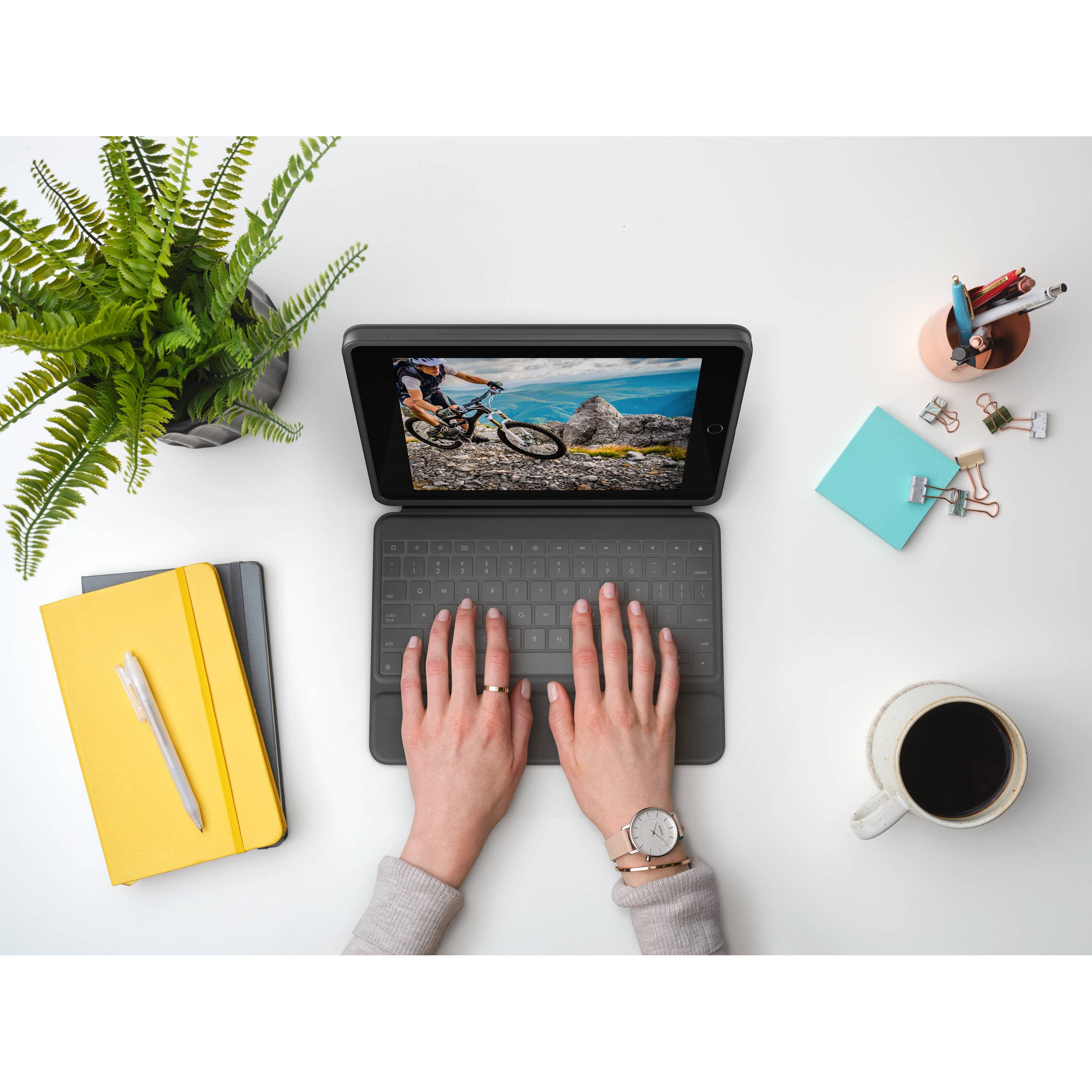 Logitech Rugged Folio for iPad 7th generation in Graphite